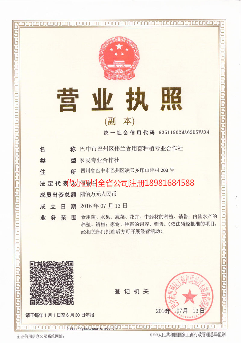 临湘临湘伟兰食用菌种植专业合作社